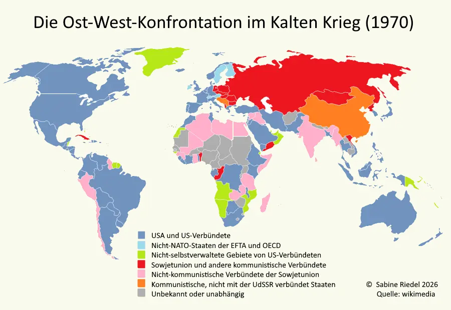 Ost West Konfrontation im Kalten Krieg 1970